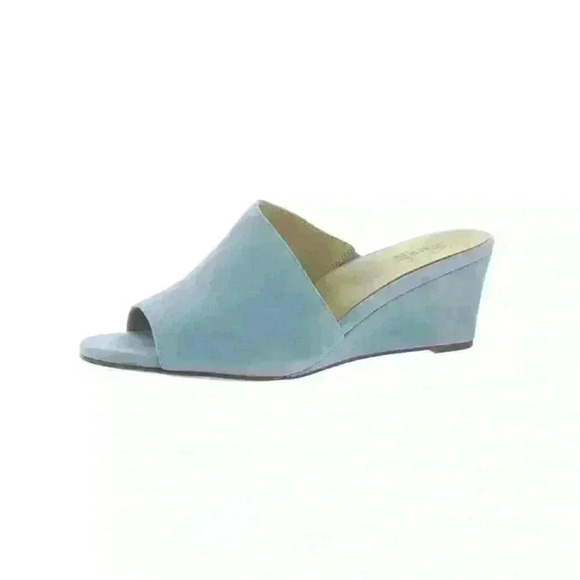 Naturalizer Shoes - Naturalizer Womens Sansa Suede Open Toe Wedge Sandals